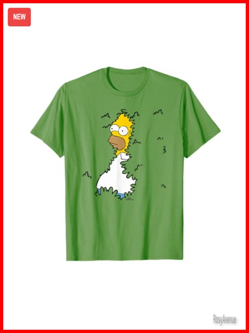 Simpsons Homer Hide Bush Meme Graphic Tee